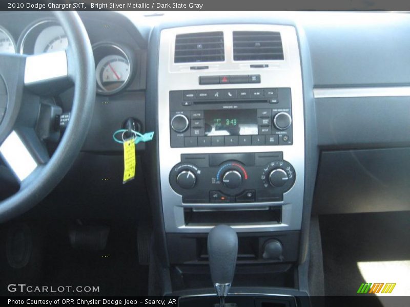 Bright Silver Metallic / Dark Slate Gray 2010 Dodge Charger SXT