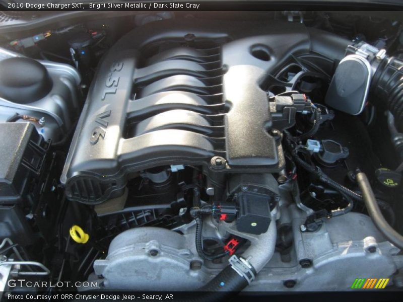 Bright Silver Metallic / Dark Slate Gray 2010 Dodge Charger SXT