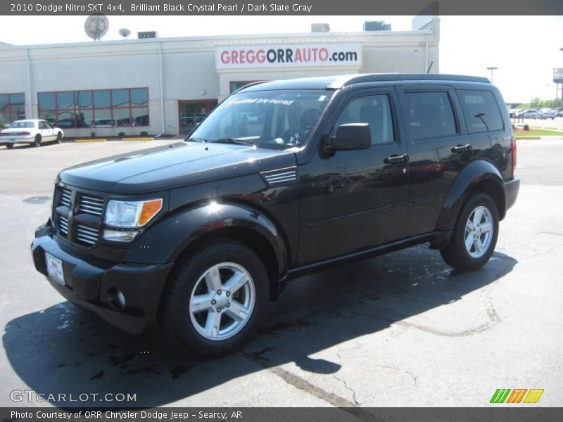 Brilliant Black Crystal Pearl / Dark Slate Gray 2010 Dodge Nitro SXT 4x4