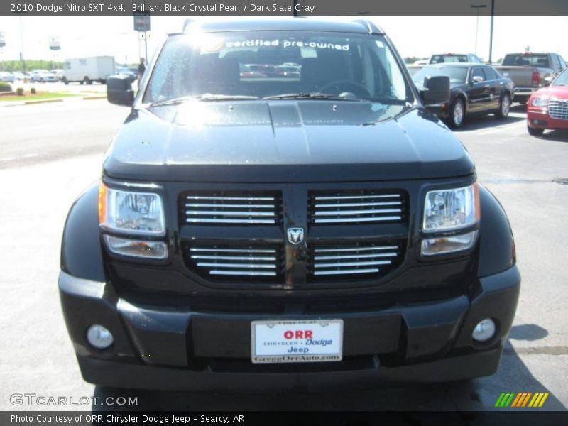 Brilliant Black Crystal Pearl / Dark Slate Gray 2010 Dodge Nitro SXT 4x4