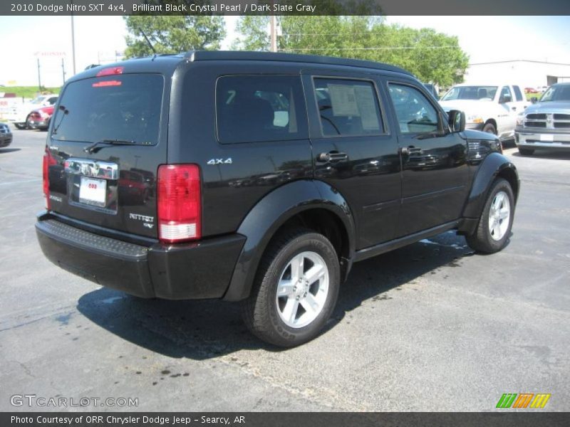 Brilliant Black Crystal Pearl / Dark Slate Gray 2010 Dodge Nitro SXT 4x4