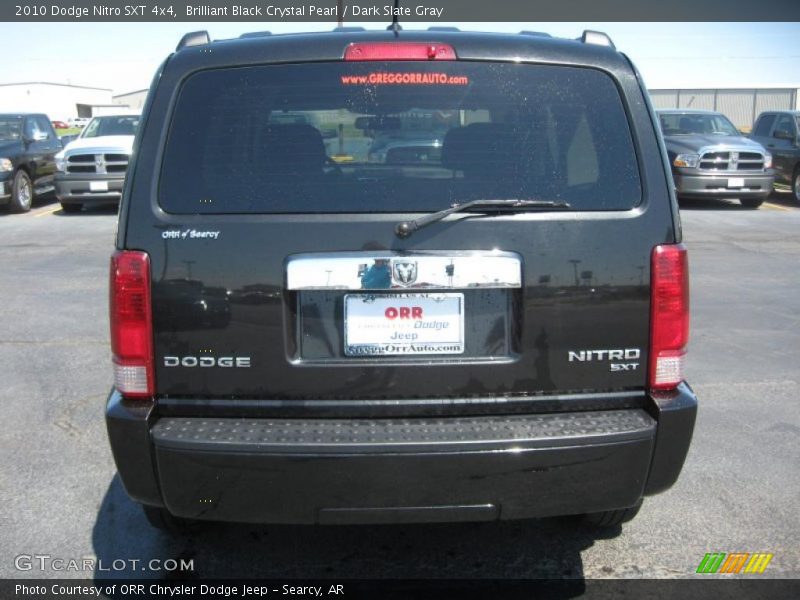 Brilliant Black Crystal Pearl / Dark Slate Gray 2010 Dodge Nitro SXT 4x4