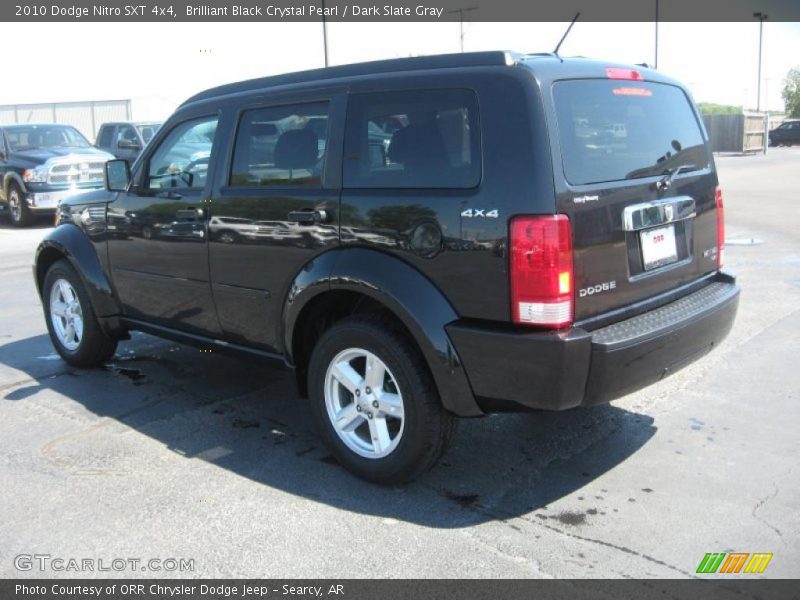 Brilliant Black Crystal Pearl / Dark Slate Gray 2010 Dodge Nitro SXT 4x4