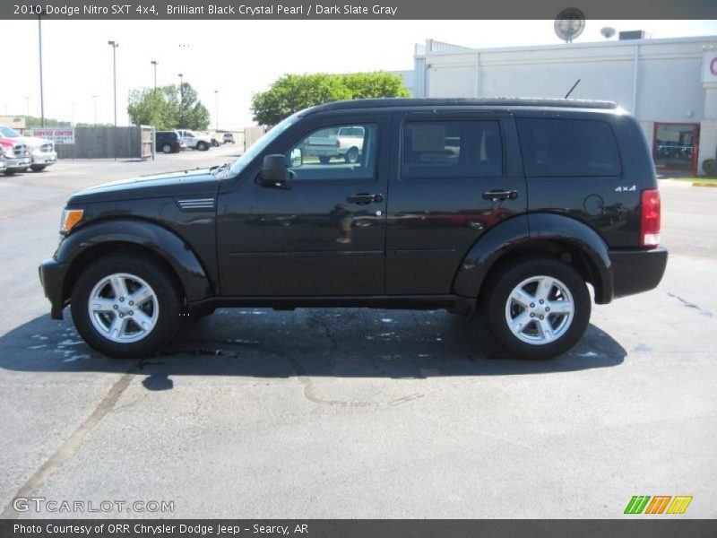 Brilliant Black Crystal Pearl / Dark Slate Gray 2010 Dodge Nitro SXT 4x4