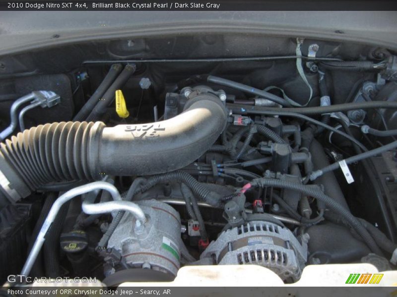 Brilliant Black Crystal Pearl / Dark Slate Gray 2010 Dodge Nitro SXT 4x4