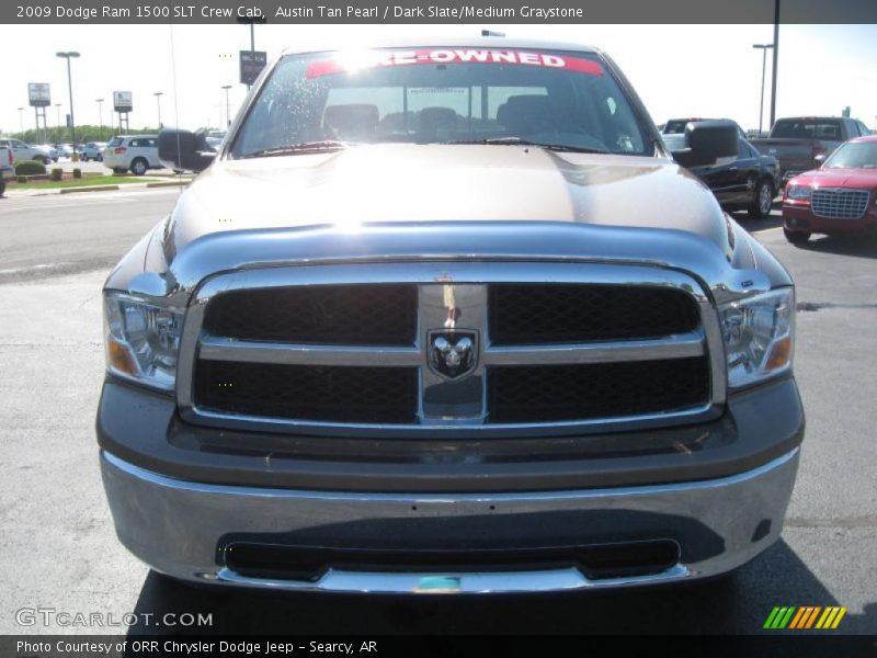 Austin Tan Pearl / Dark Slate/Medium Graystone 2009 Dodge Ram 1500 SLT Crew Cab