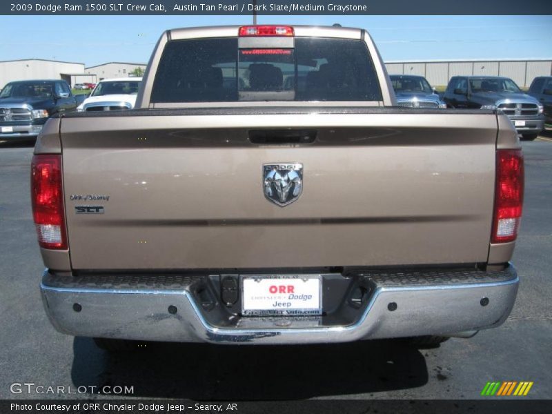 Austin Tan Pearl / Dark Slate/Medium Graystone 2009 Dodge Ram 1500 SLT Crew Cab