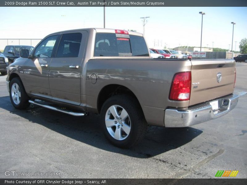 Austin Tan Pearl / Dark Slate/Medium Graystone 2009 Dodge Ram 1500 SLT Crew Cab