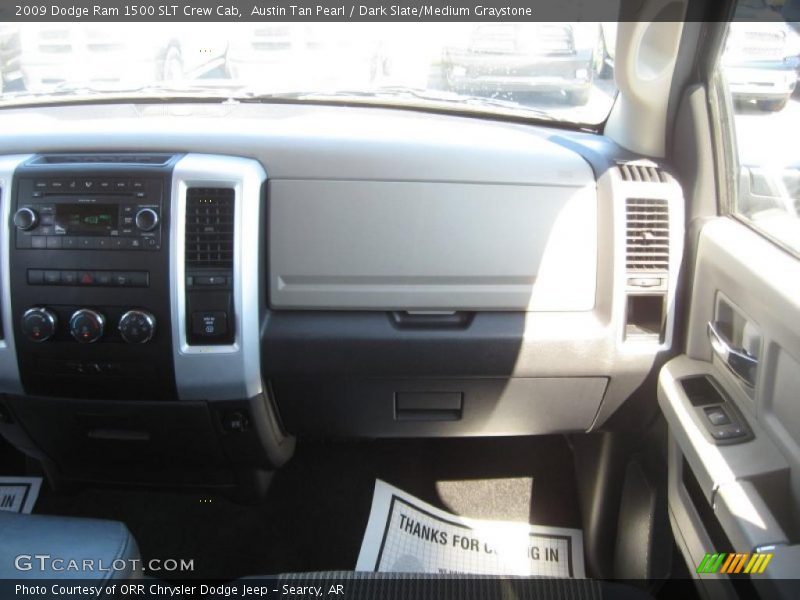 Austin Tan Pearl / Dark Slate/Medium Graystone 2009 Dodge Ram 1500 SLT Crew Cab