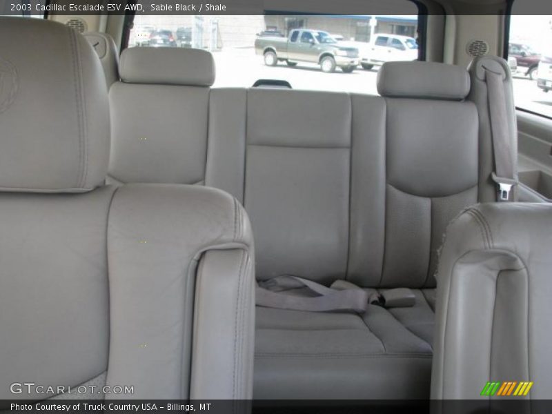 Sable Black / Shale 2003 Cadillac Escalade ESV AWD
