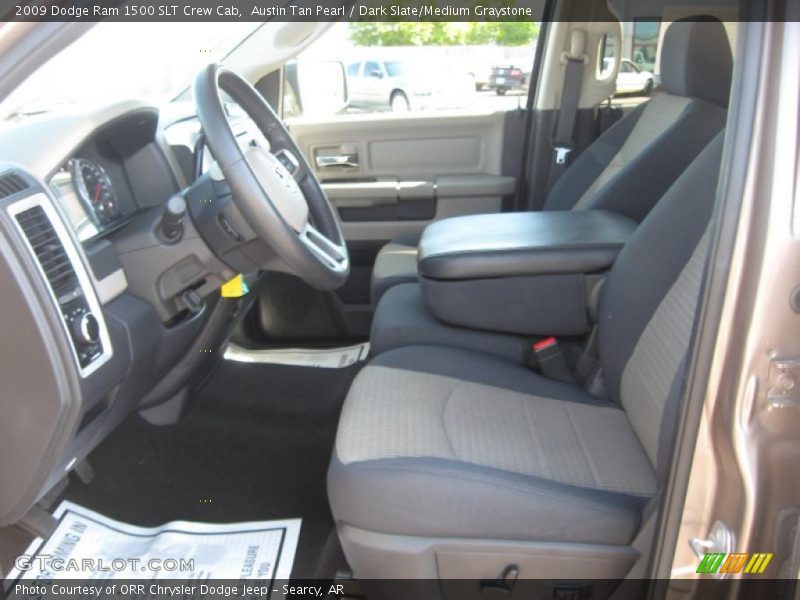 Austin Tan Pearl / Dark Slate/Medium Graystone 2009 Dodge Ram 1500 SLT Crew Cab
