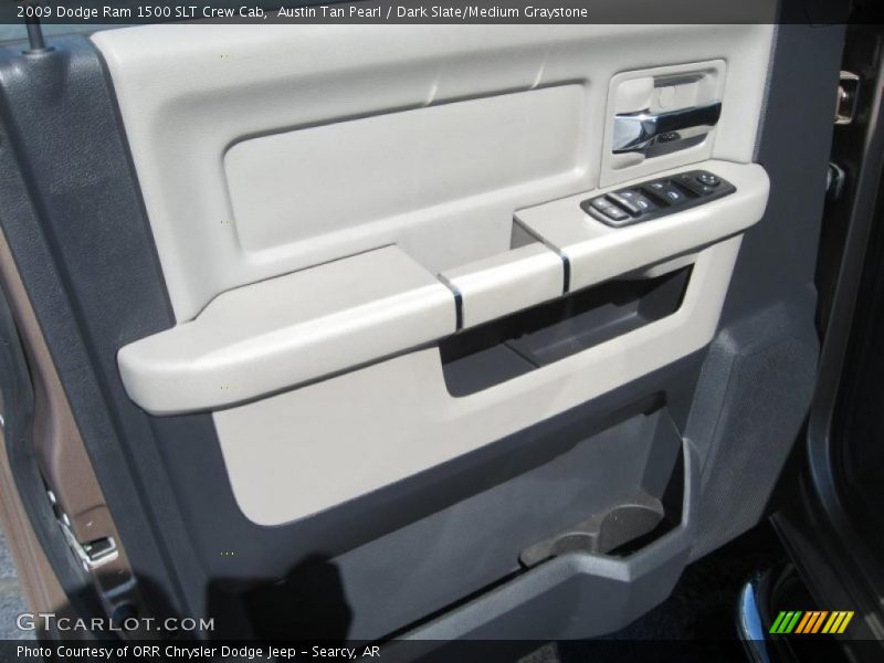 Austin Tan Pearl / Dark Slate/Medium Graystone 2009 Dodge Ram 1500 SLT Crew Cab