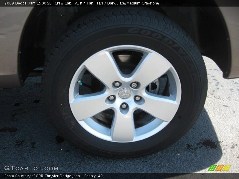Austin Tan Pearl / Dark Slate/Medium Graystone 2009 Dodge Ram 1500 SLT Crew Cab