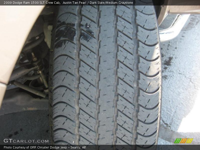 Austin Tan Pearl / Dark Slate/Medium Graystone 2009 Dodge Ram 1500 SLT Crew Cab