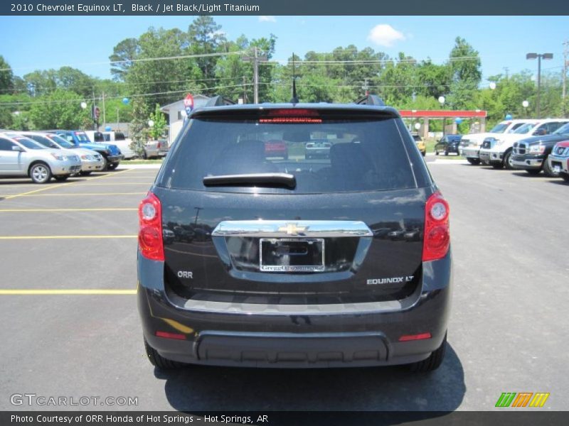 Black / Jet Black/Light Titanium 2010 Chevrolet Equinox LT