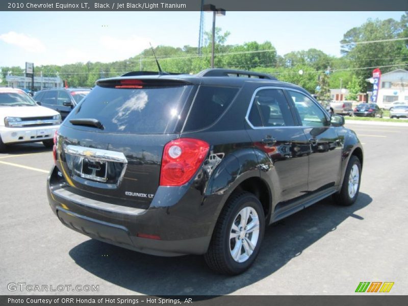 Black / Jet Black/Light Titanium 2010 Chevrolet Equinox LT