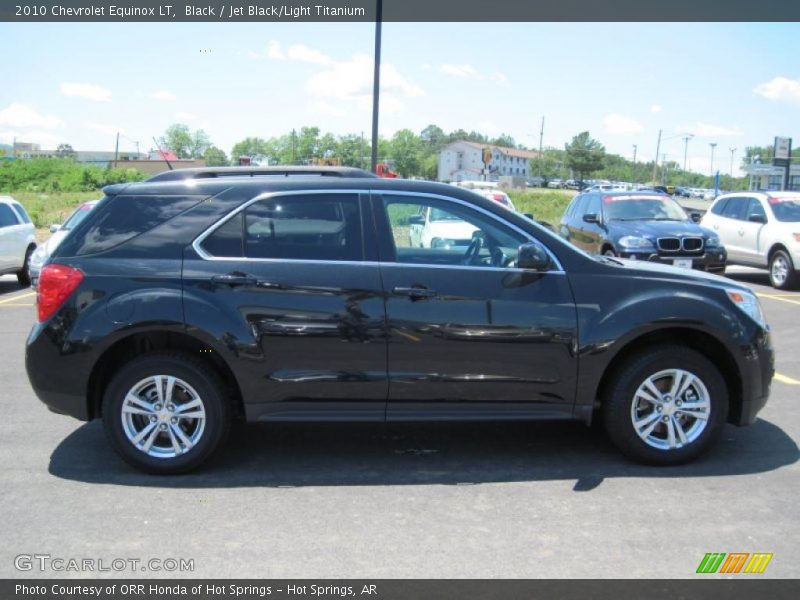 Black / Jet Black/Light Titanium 2010 Chevrolet Equinox LT