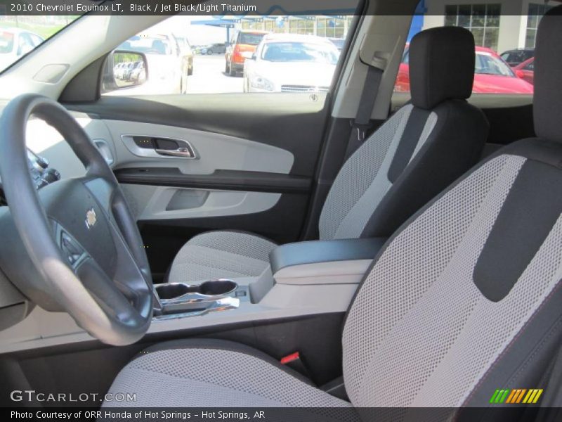Black / Jet Black/Light Titanium 2010 Chevrolet Equinox LT