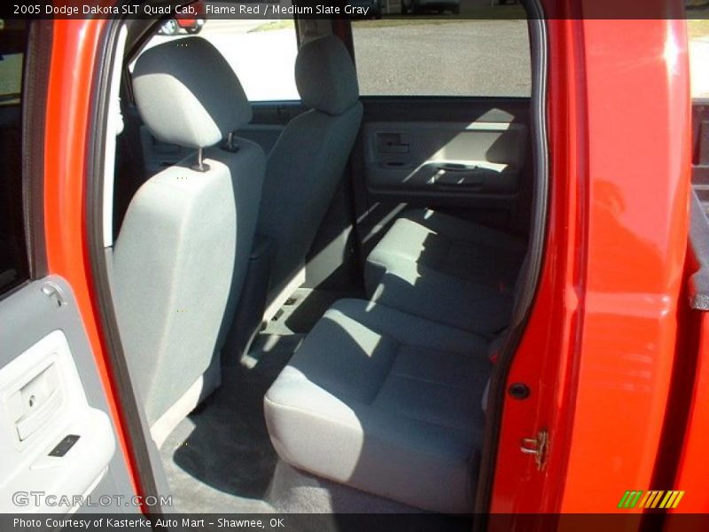 Flame Red / Medium Slate Gray 2005 Dodge Dakota SLT Quad Cab