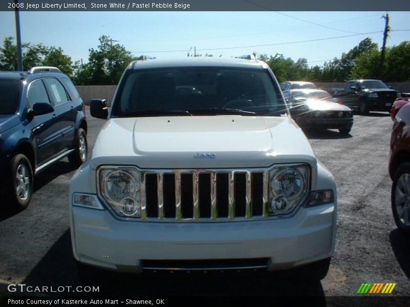 Stone White / Pastel Pebble Beige 2008 Jeep Liberty Limited