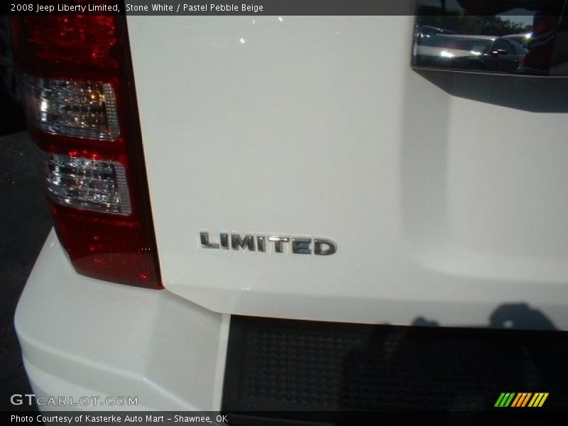 Stone White / Pastel Pebble Beige 2008 Jeep Liberty Limited
