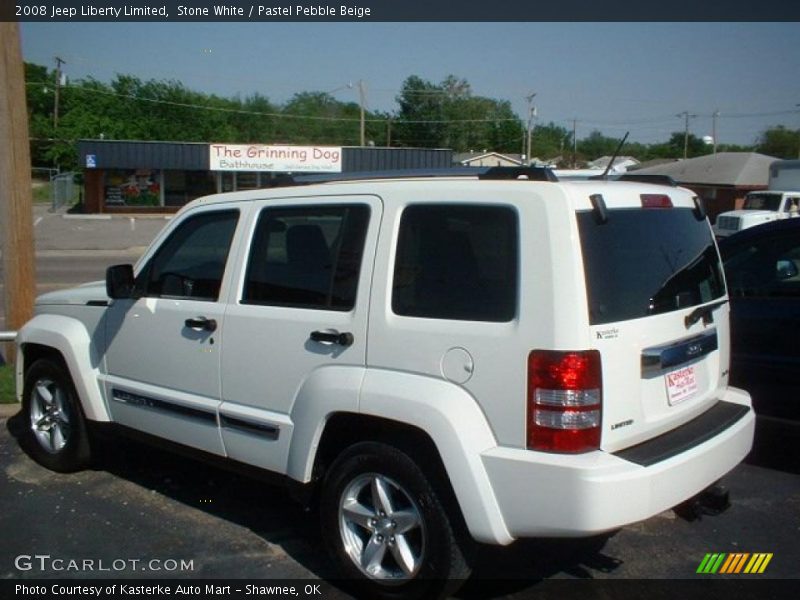 Stone White / Pastel Pebble Beige 2008 Jeep Liberty Limited