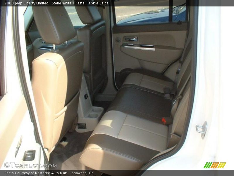 Stone White / Pastel Pebble Beige 2008 Jeep Liberty Limited