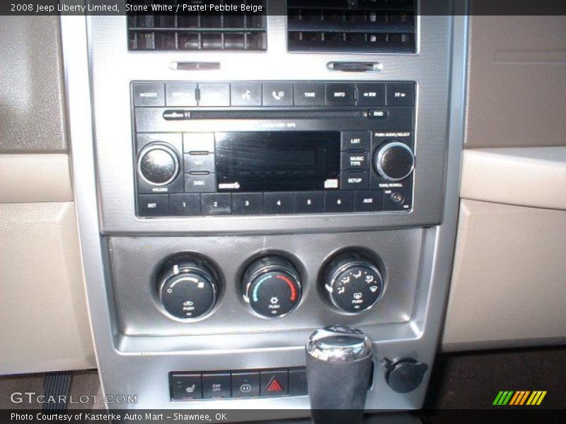 Stone White / Pastel Pebble Beige 2008 Jeep Liberty Limited