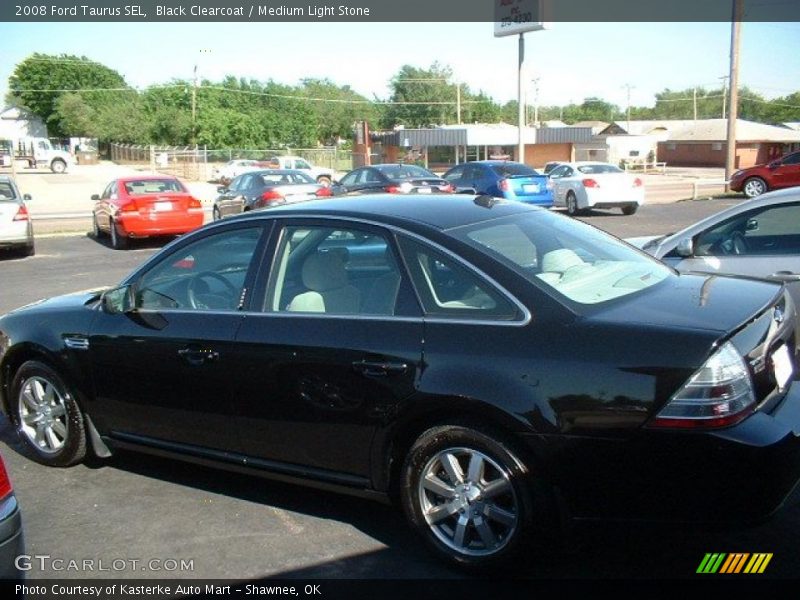 Black Clearcoat / Medium Light Stone 2008 Ford Taurus SEL
