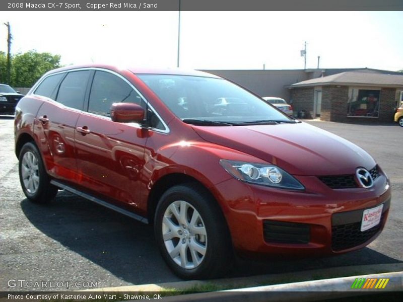 Copper Red Mica / Sand 2008 Mazda CX-7 Sport