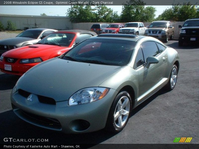 Optimist Green Metallic / Dark Charcoal 2008 Mitsubishi Eclipse GS Coupe