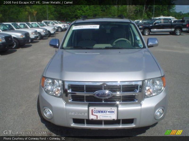 Silver Metallic / Camel 2008 Ford Escape XLT V6