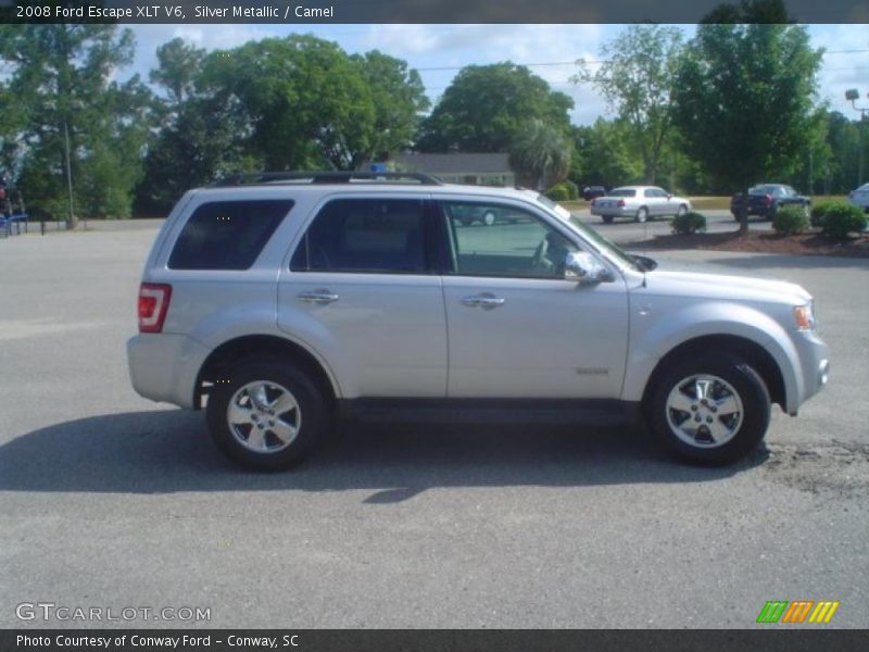 Silver Metallic / Camel 2008 Ford Escape XLT V6