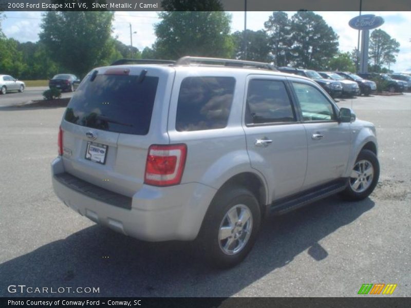Silver Metallic / Camel 2008 Ford Escape XLT V6