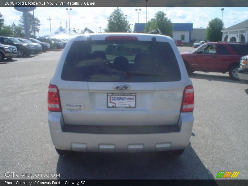 Silver Metallic / Camel 2008 Ford Escape XLT V6