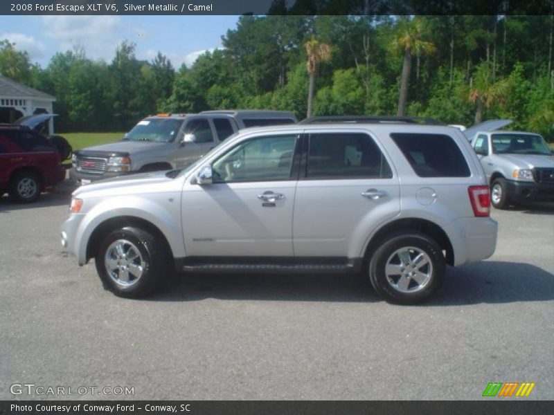 Silver Metallic / Camel 2008 Ford Escape XLT V6
