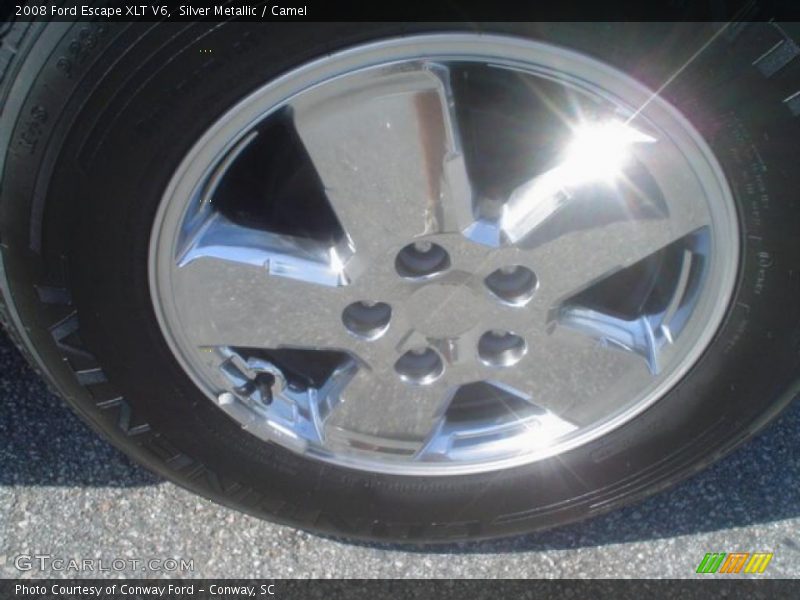 Silver Metallic / Camel 2008 Ford Escape XLT V6