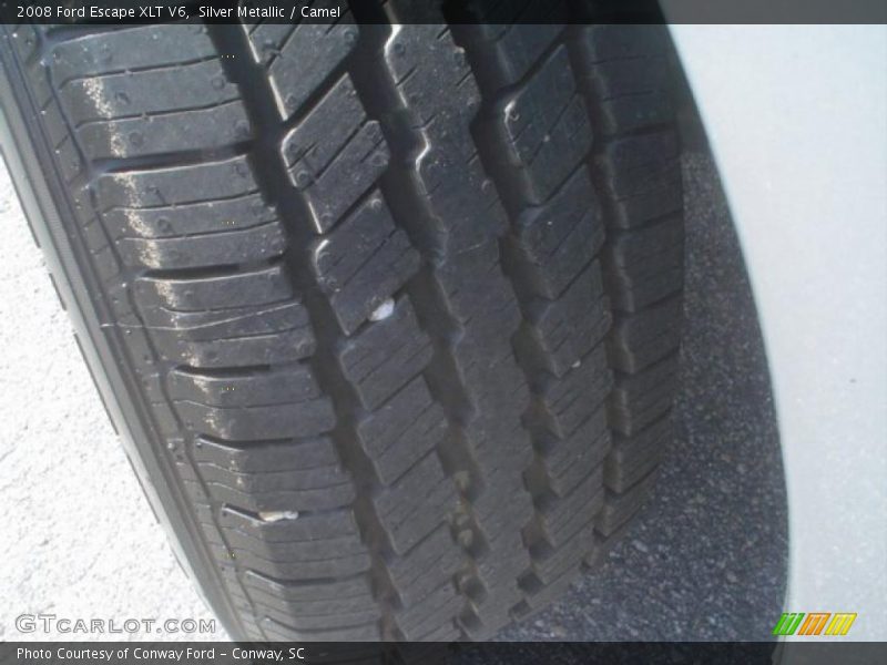 Silver Metallic / Camel 2008 Ford Escape XLT V6