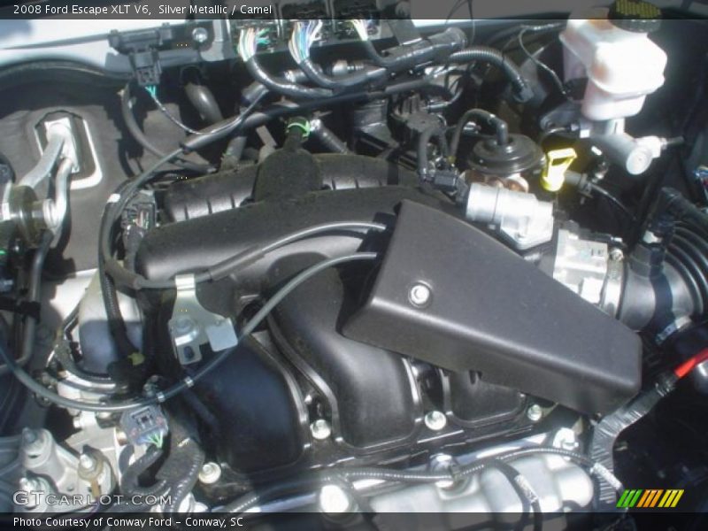 Silver Metallic / Camel 2008 Ford Escape XLT V6