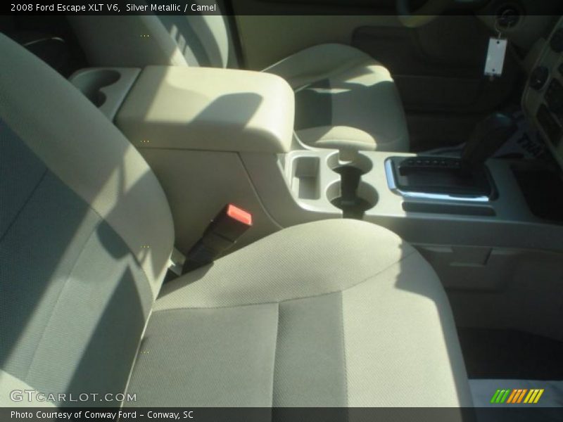 Silver Metallic / Camel 2008 Ford Escape XLT V6