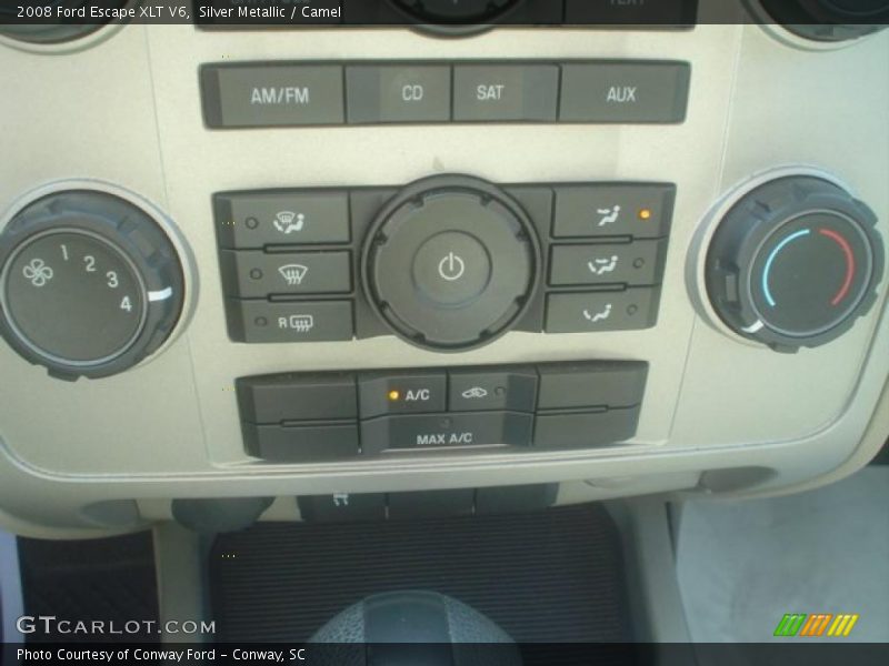 Silver Metallic / Camel 2008 Ford Escape XLT V6