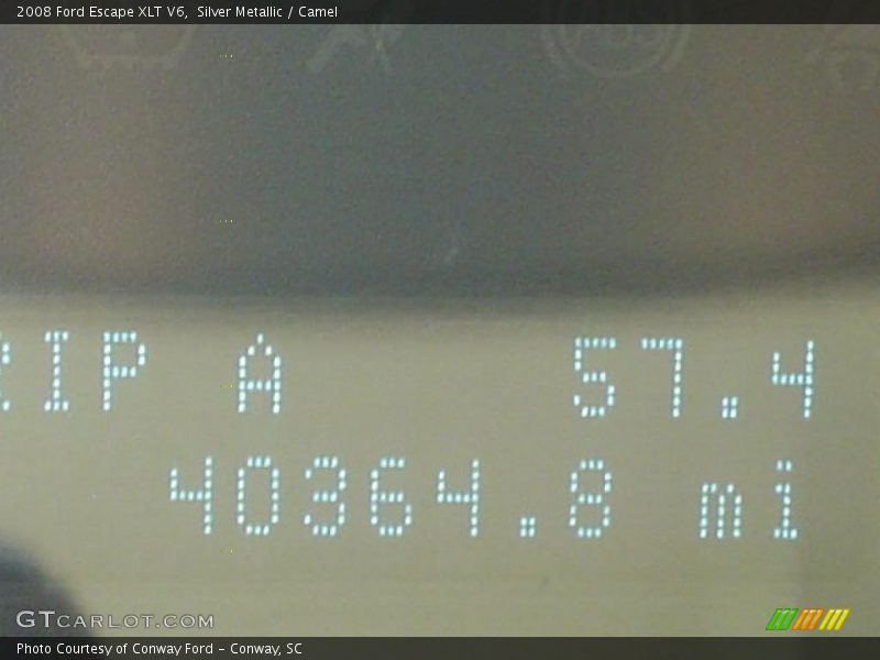 Silver Metallic / Camel 2008 Ford Escape XLT V6