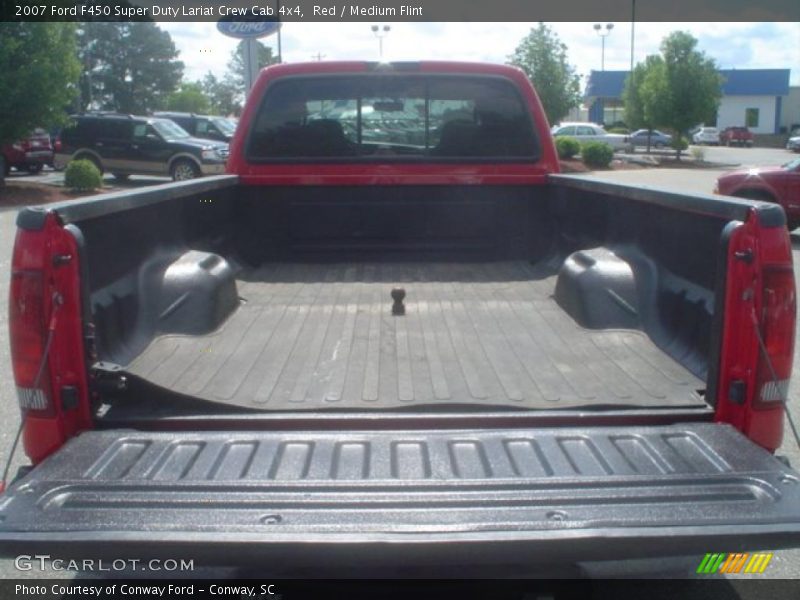 Red / Medium Flint 2007 Ford F450 Super Duty Lariat Crew Cab 4x4