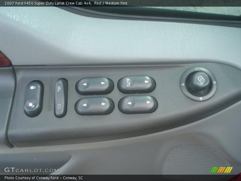 Red / Medium Flint 2007 Ford F450 Super Duty Lariat Crew Cab 4x4