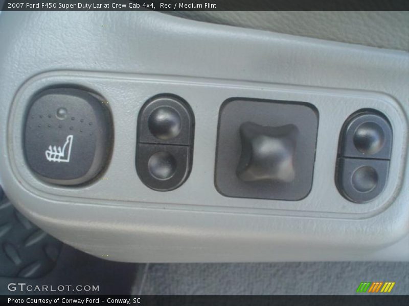 Red / Medium Flint 2007 Ford F450 Super Duty Lariat Crew Cab 4x4