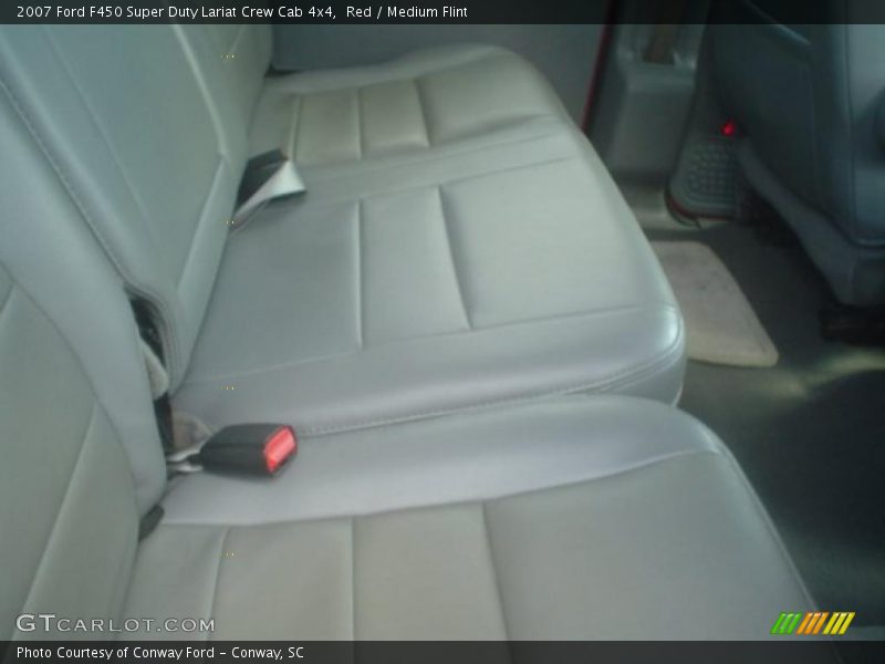 Red / Medium Flint 2007 Ford F450 Super Duty Lariat Crew Cab 4x4