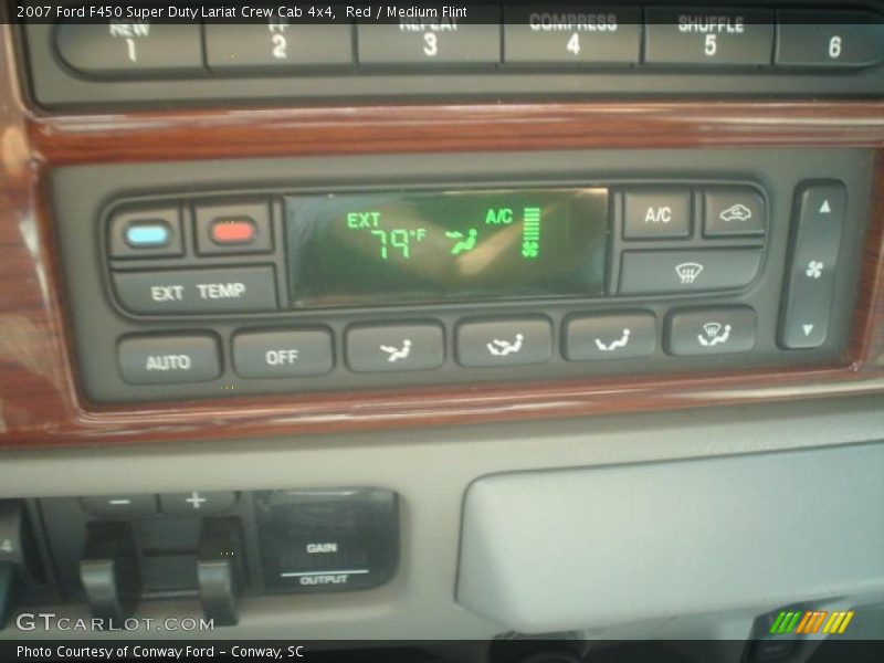 Red / Medium Flint 2007 Ford F450 Super Duty Lariat Crew Cab 4x4