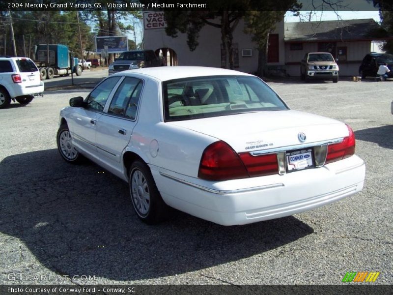 Vibrant White / Medium Parchment 2004 Mercury Grand Marquis GS