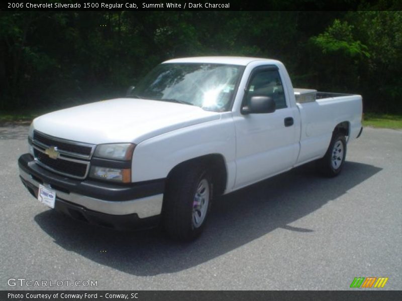 Summit White / Dark Charcoal 2006 Chevrolet Silverado 1500 Regular Cab