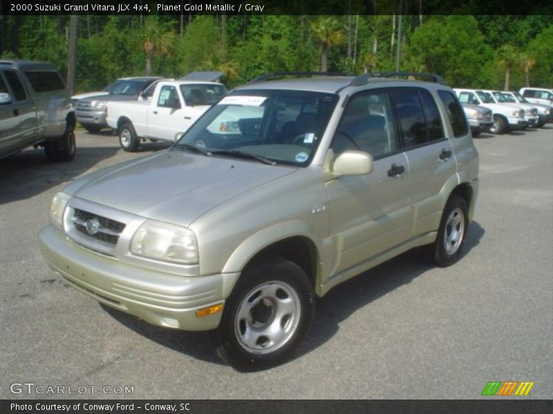 Planet Gold Metallic / Gray 2000 Suzuki Grand Vitara JLX 4x4